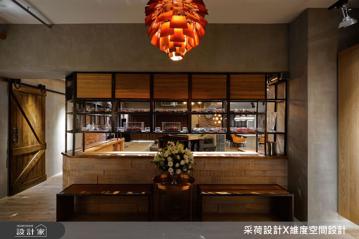 90坪新成屋(5年以下)＿工業風玄關案例圖片＿采荷設計X維度空間設計＿采荷X維度_28之2