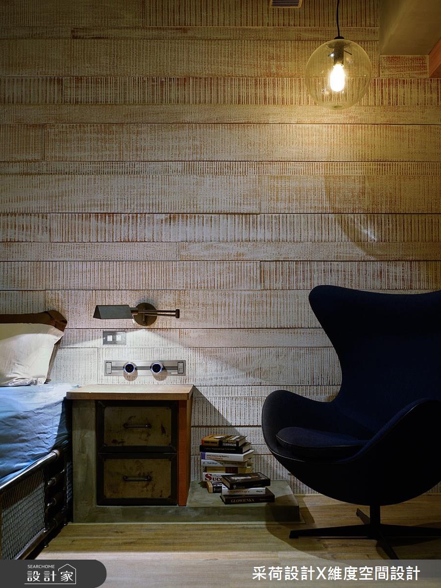 90坪新成屋(5年以下)＿工業風臥室案例圖片＿采荷設計X維度空間設計＿采荷X維度_28之19