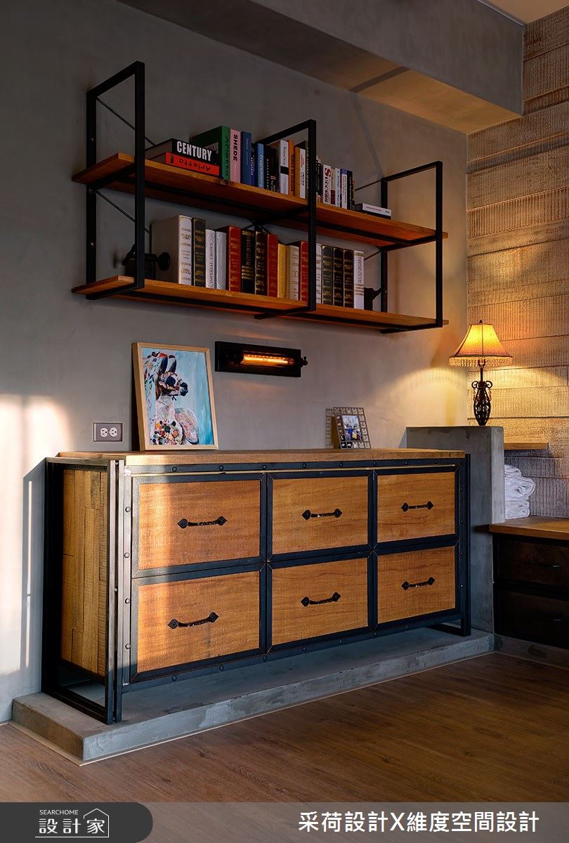 90坪新成屋(5年以下)＿工業風臥室案例圖片＿采荷設計X維度空間設計＿采荷X維度_28之22