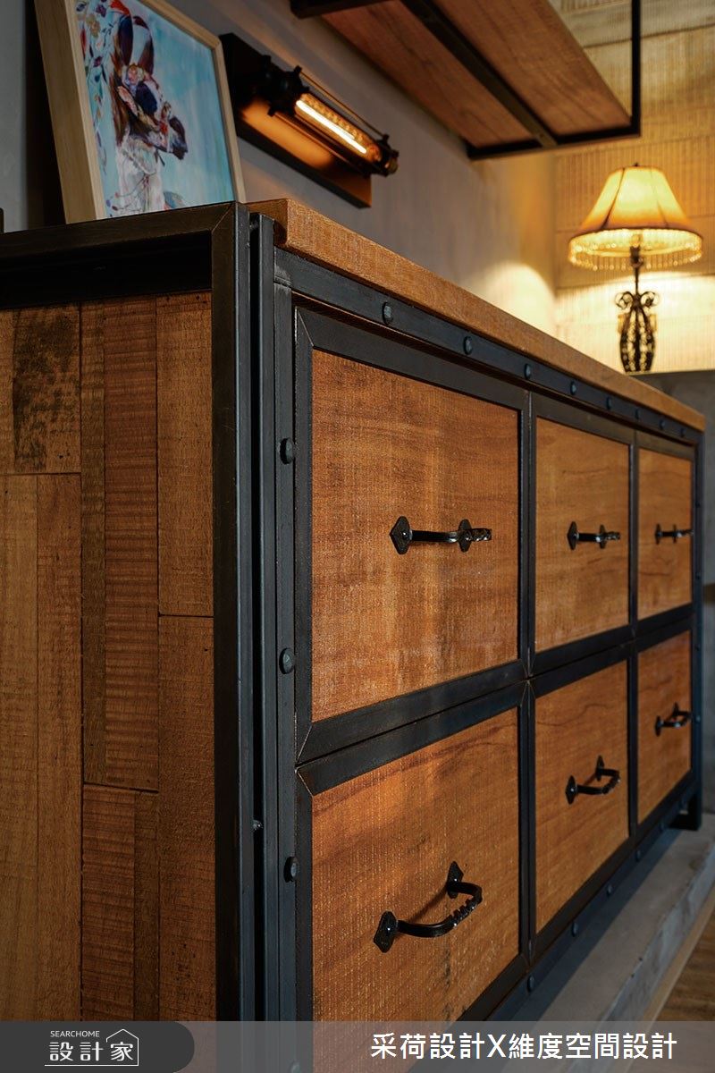 90坪新成屋(5年以下)＿工業風臥室案例圖片＿采荷設計X維度空間設計＿采荷X維度_28之23