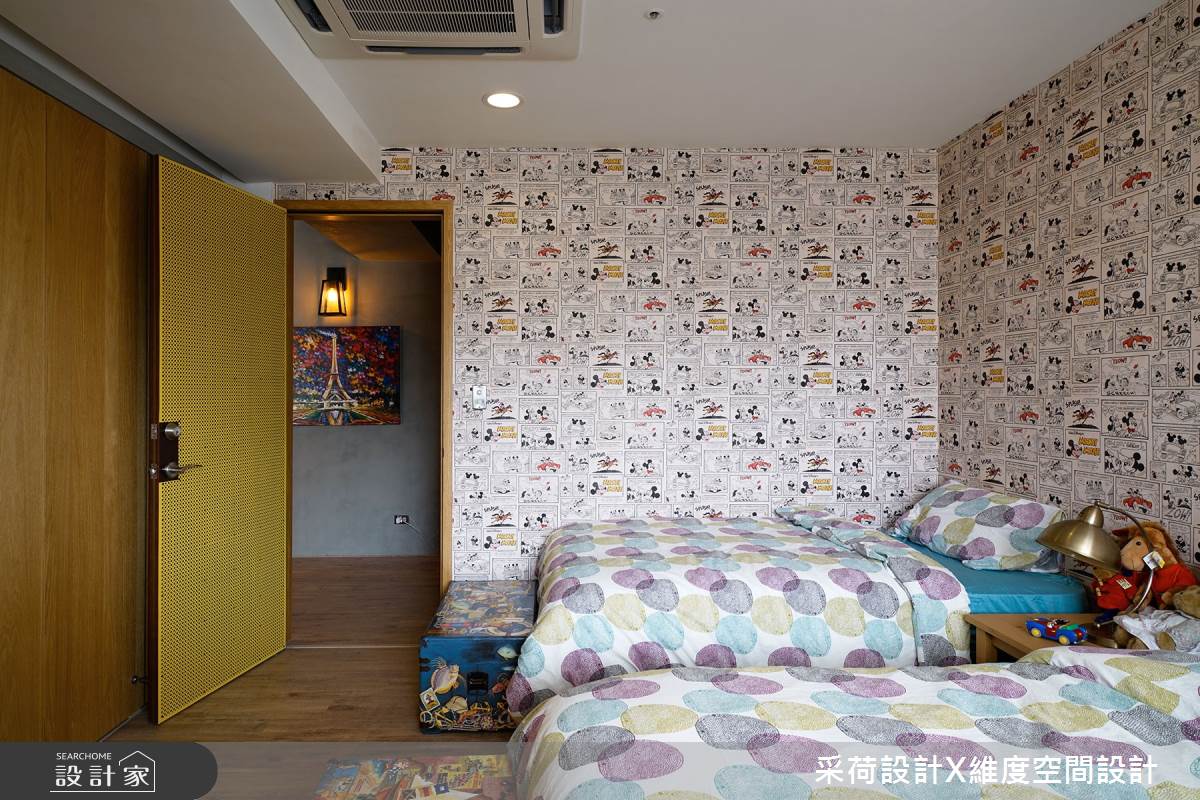 90坪新成屋(5年以下)＿工業風兒童房兒童房案例圖片＿采荷設計X維度空間設計＿采荷X維度_28之30