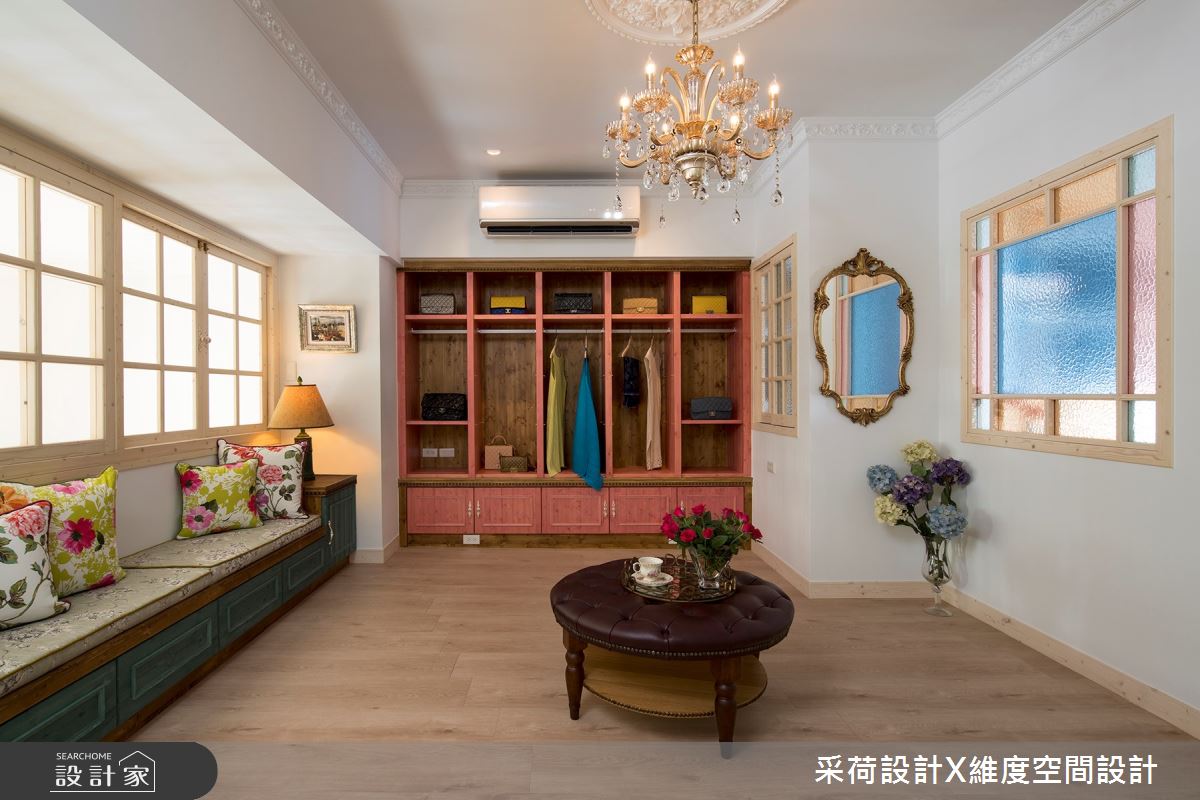 31坪新成屋(5年以下)＿鄉村風臥室案例圖片＿采荷設計X維度空間設計＿采荷X維度_18之37