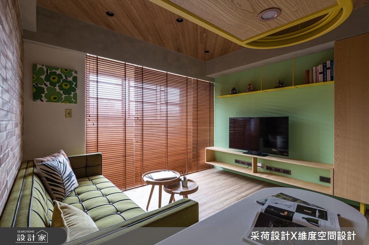 21坪中古屋(5~15年)＿混搭風客廳案例圖片＿采荷設計X維度空間設計＿采荷X維度_30之2