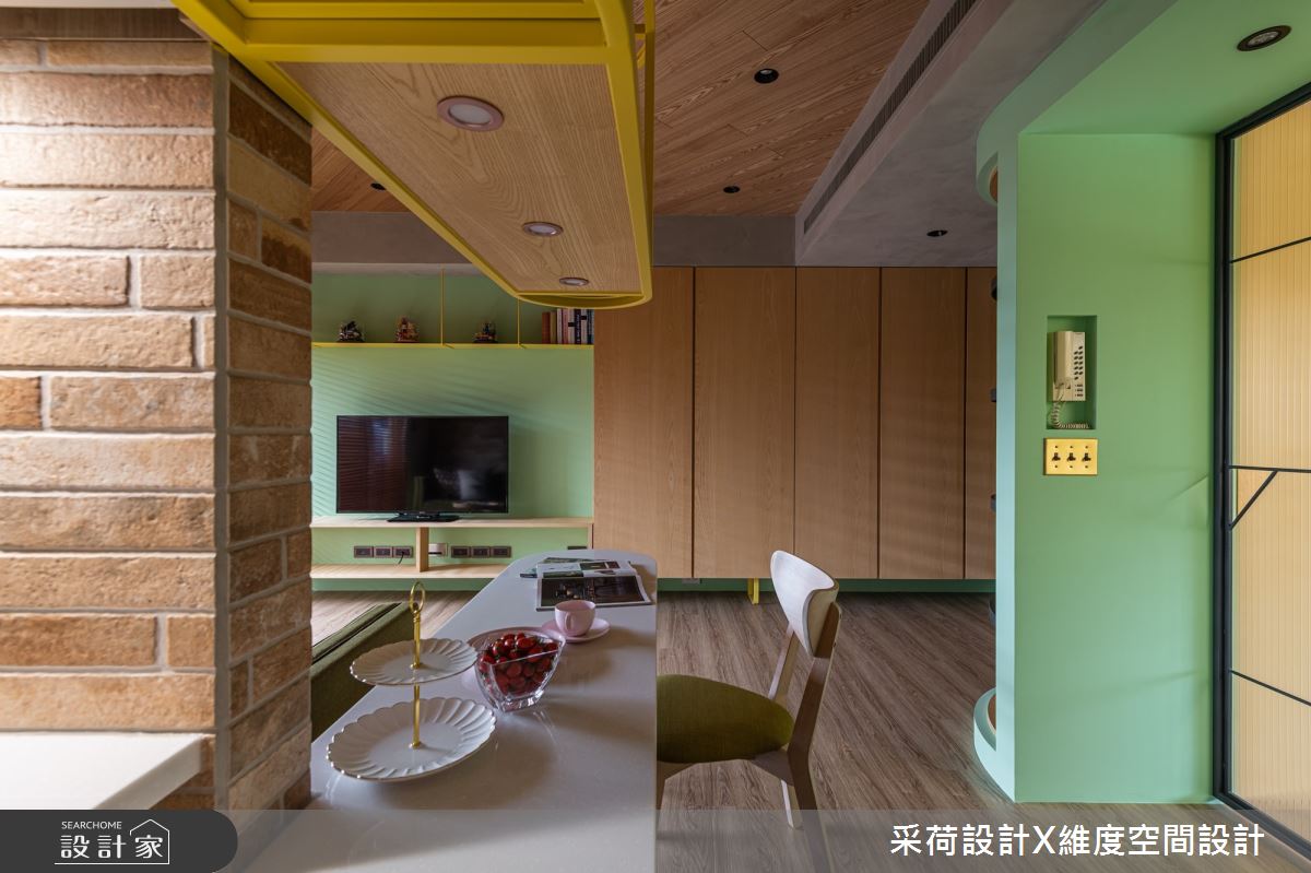 21坪中古屋(5~15年)＿混搭風餐廳吧檯案例圖片＿采荷設計X維度空間設計＿采荷X維度_30之6