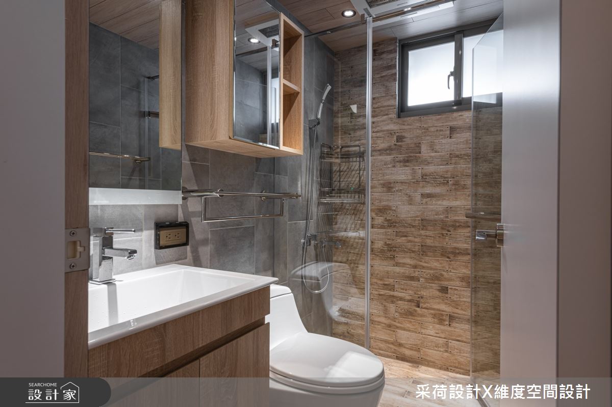 21坪中古屋(5~15年)＿混搭風浴室案例圖片＿采荷設計X維度空間設計＿采荷X維度_30之9