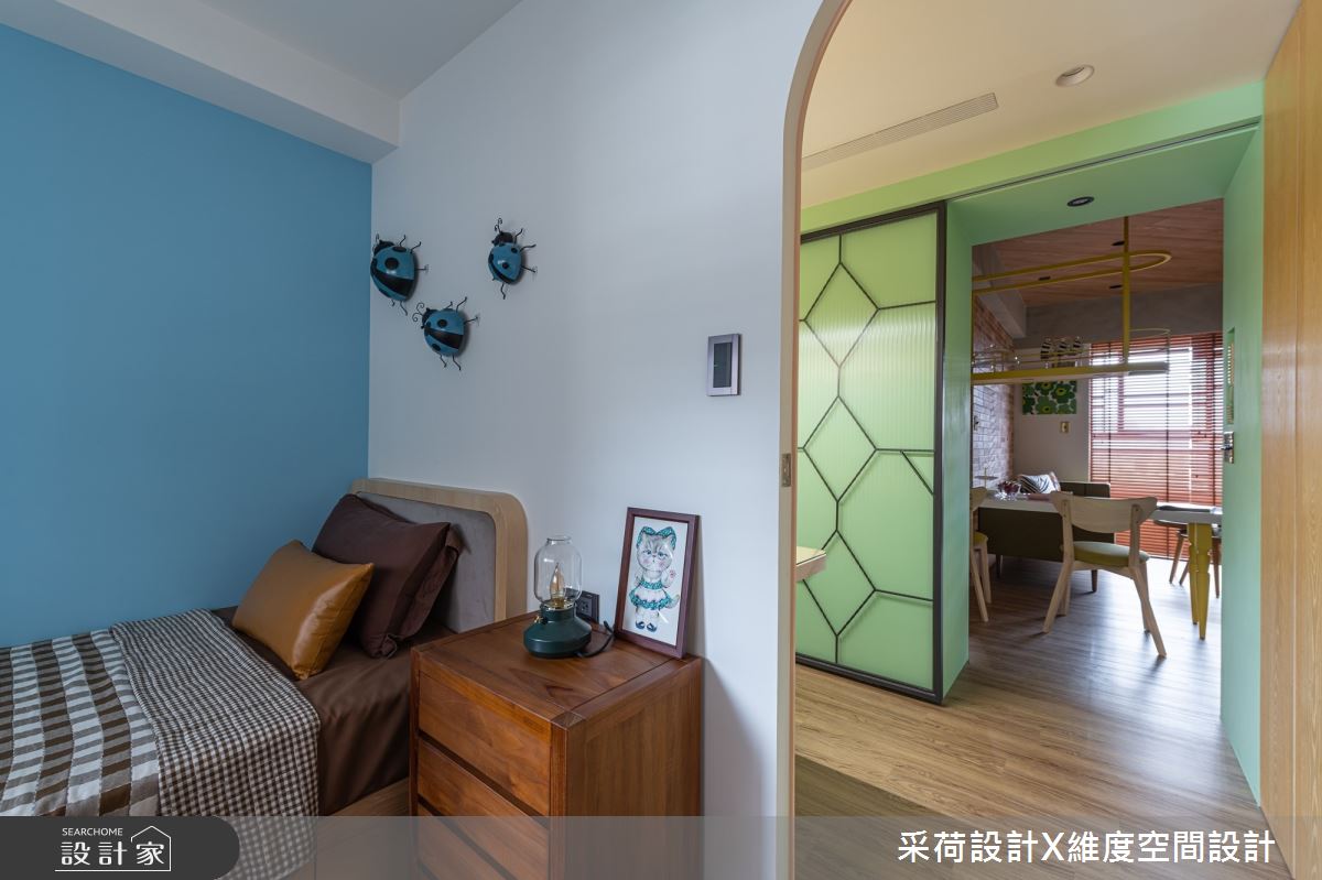 21坪中古屋(5~15年)＿混搭風客房案例圖片＿采荷設計X維度空間設計＿采荷X維度_30之14