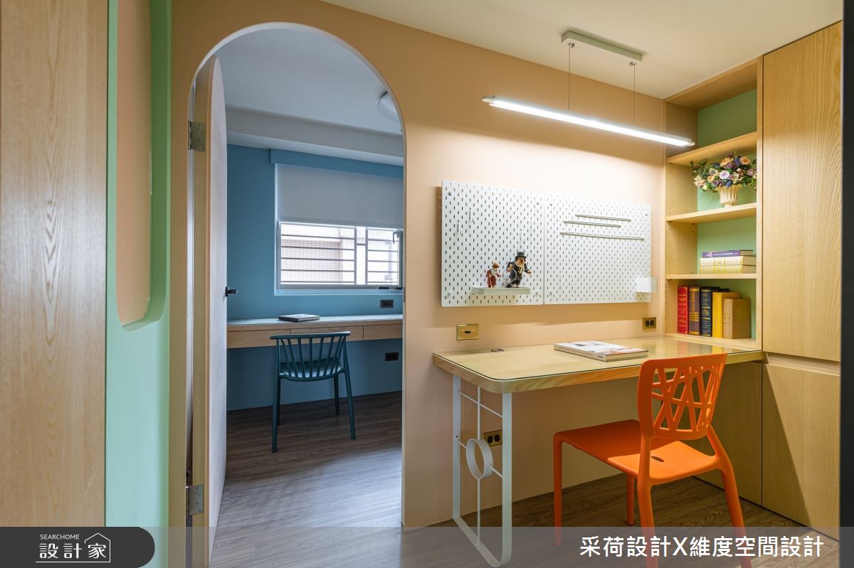 21坪中古屋(5~15年)＿混搭風書房案例圖片＿采荷設計X維度空間設計＿采荷X維度_30之15