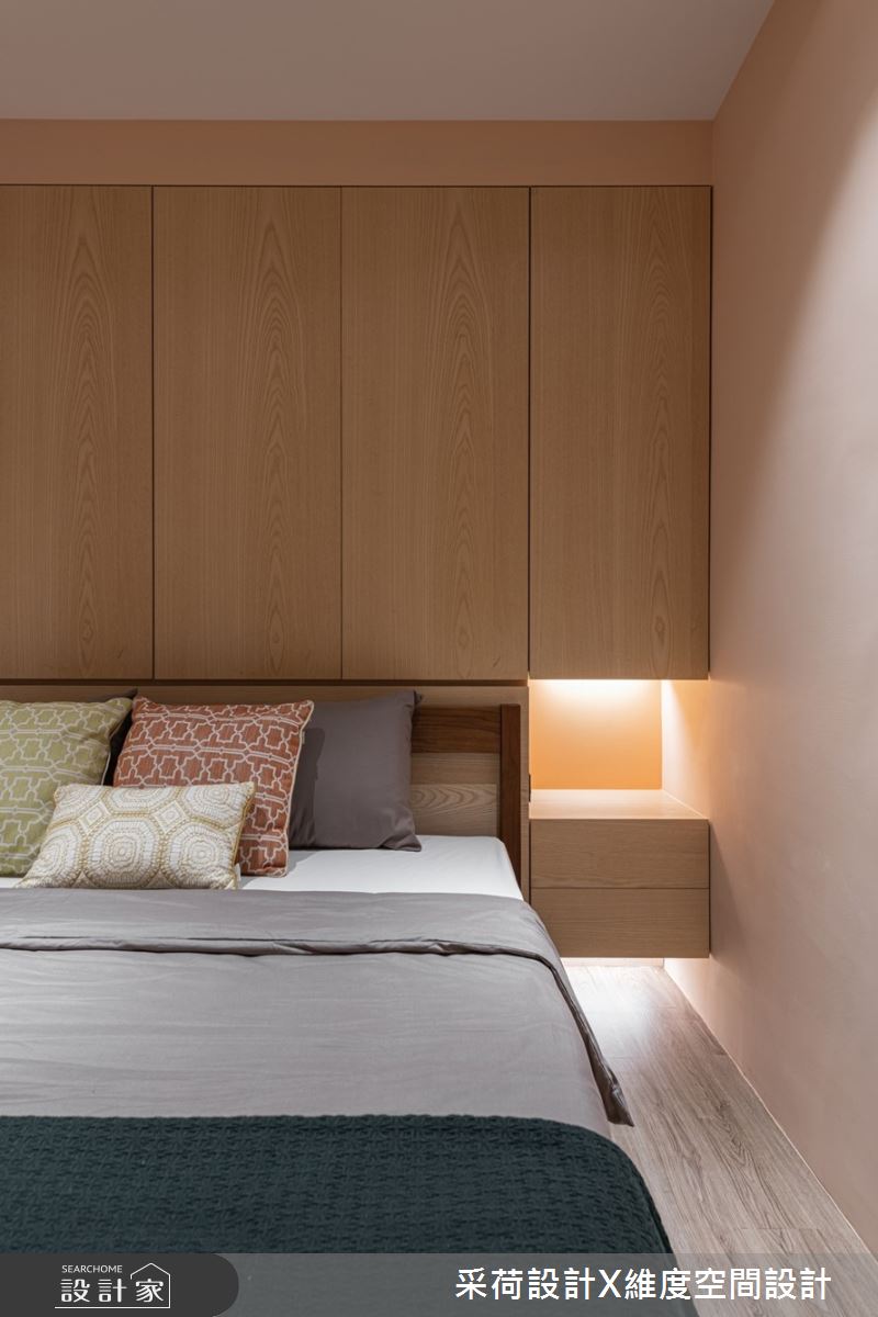 21坪中古屋(5~15年)＿混搭風臥室案例圖片＿采荷設計X維度空間設計＿采荷X維度_30之11