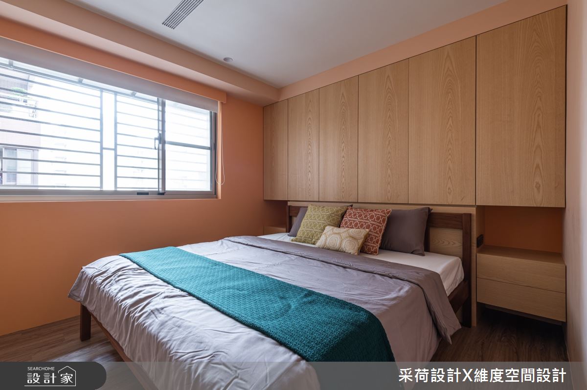 21坪中古屋(5~15年)＿混搭風臥室案例圖片＿采荷設計X維度空間設計＿采荷X維度_30之10