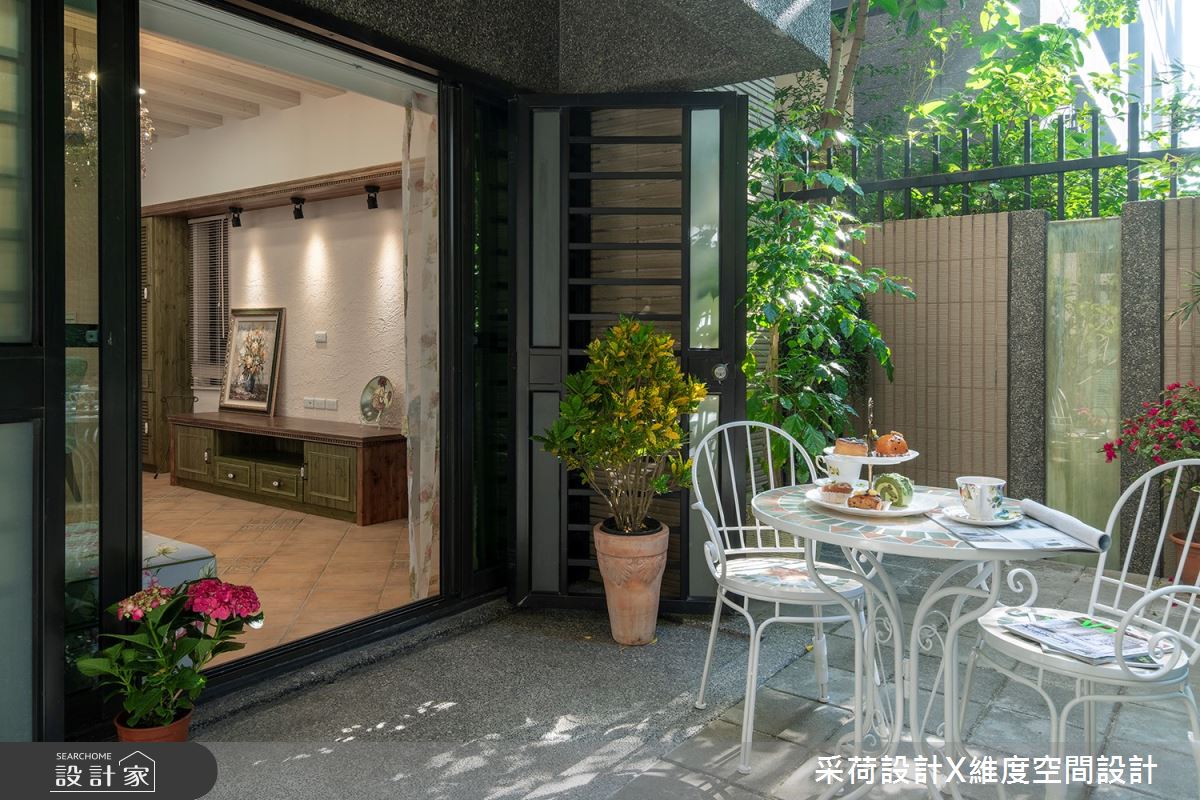 45坪老屋(16~30年)＿鄉村風玄關庭院案例圖片＿采荷設計X維度空間設計＿采荷X維度_19之49