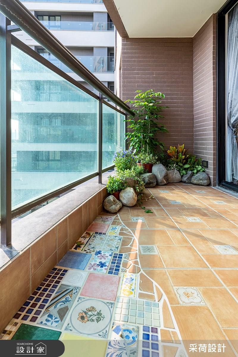 114坪中古屋(5~15年)＿鄉村風陽台案例圖片＿采荷設計X維度空間設計＿采荷X維度_20之63