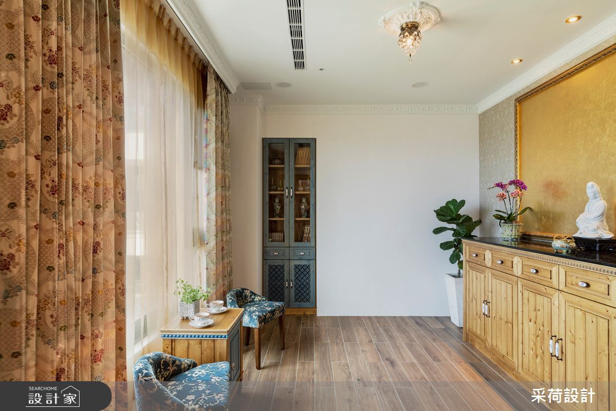 114坪中古屋(5~15年)＿鄉村風佛堂案例圖片＿采荷設計X維度空間設計＿采荷X維度_20之49