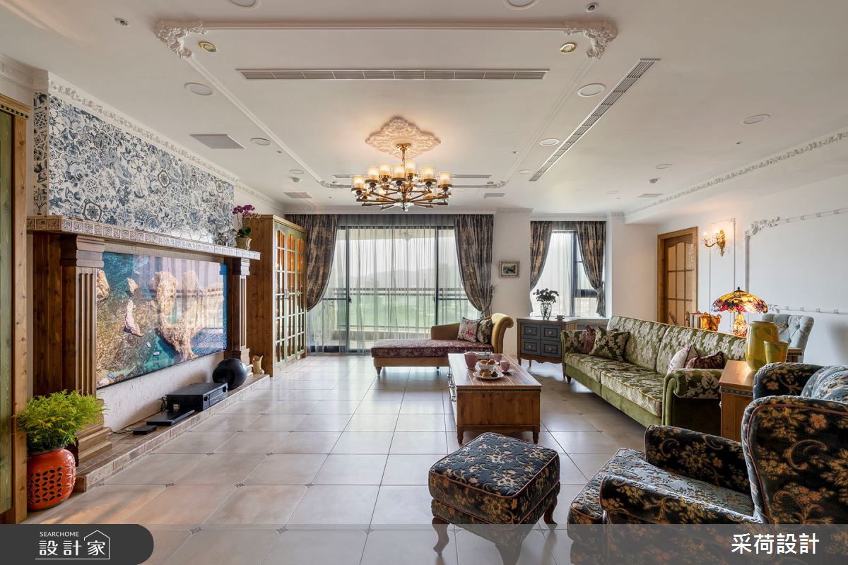 114坪中古屋(5~15年)＿鄉村風客廳案例圖片＿采荷設計X維度空間設計＿采荷X維度_20之2