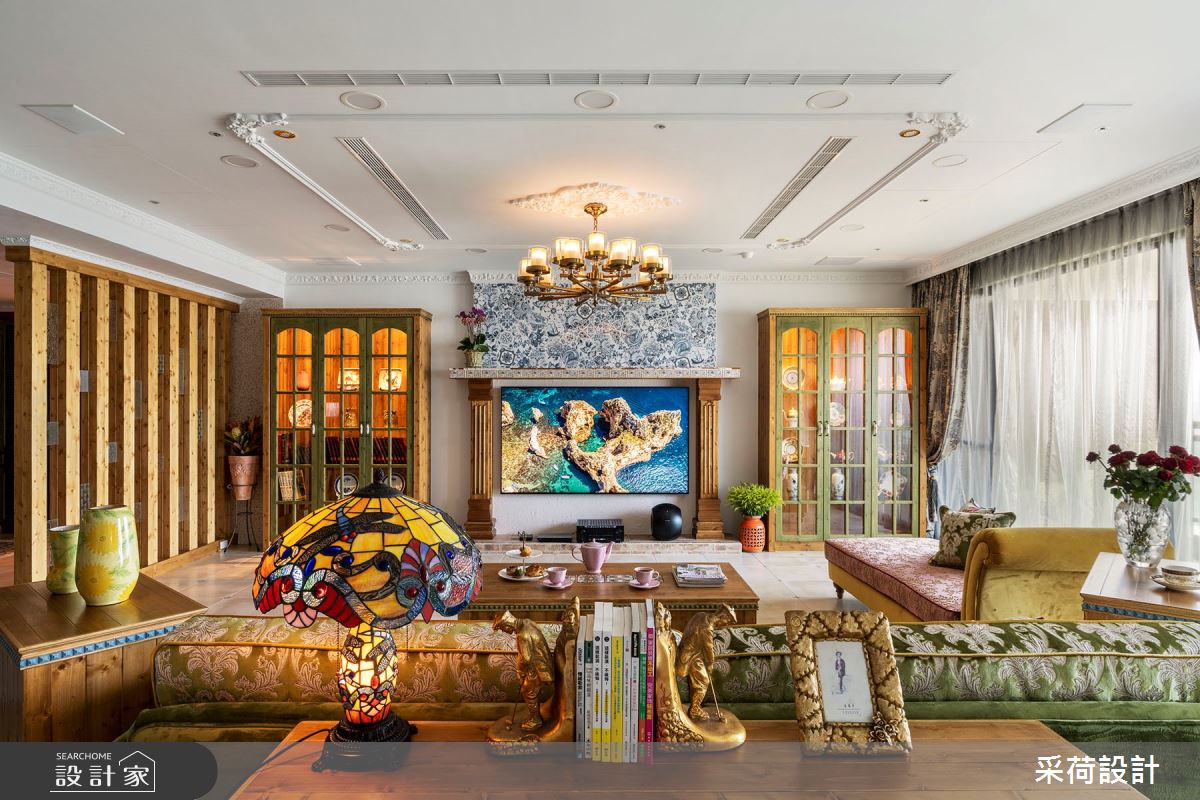 114坪中古屋(5~15年)＿鄉村風客廳案例圖片＿采荷設計X維度空間設計＿采荷X維度_20之8