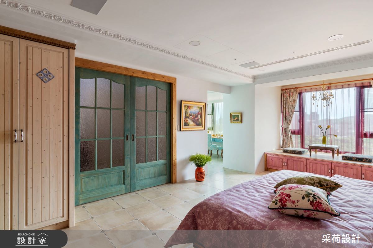 114坪中古屋(5~15年)＿鄉村風臥室臥榻案例圖片＿采荷設計X維度空間設計＿采荷X維度_20之36