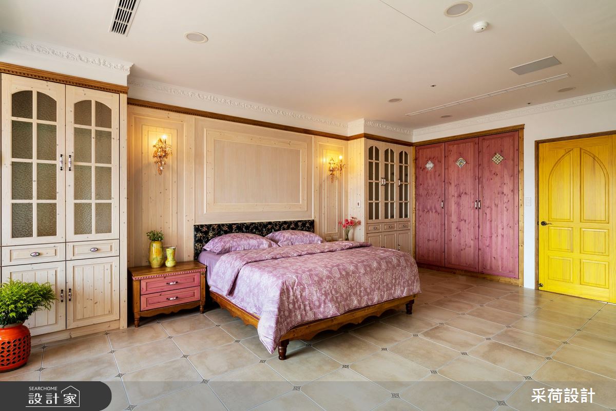 114坪中古屋(5~15年)＿鄉村風臥室案例圖片＿采荷設計X維度空間設計＿采荷X維度_20之31