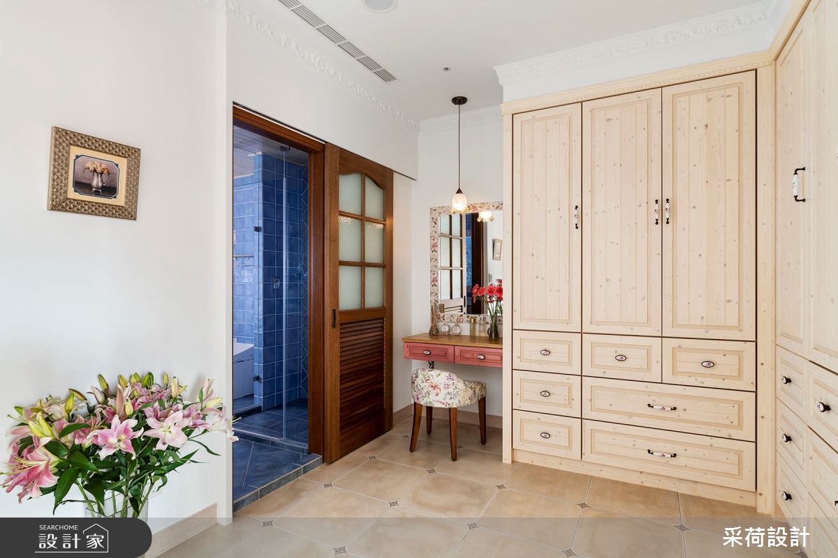 114坪中古屋(5~15年)＿鄉村風更衣間案例圖片＿采荷設計X維度空間設計＿采荷X維度_20之53