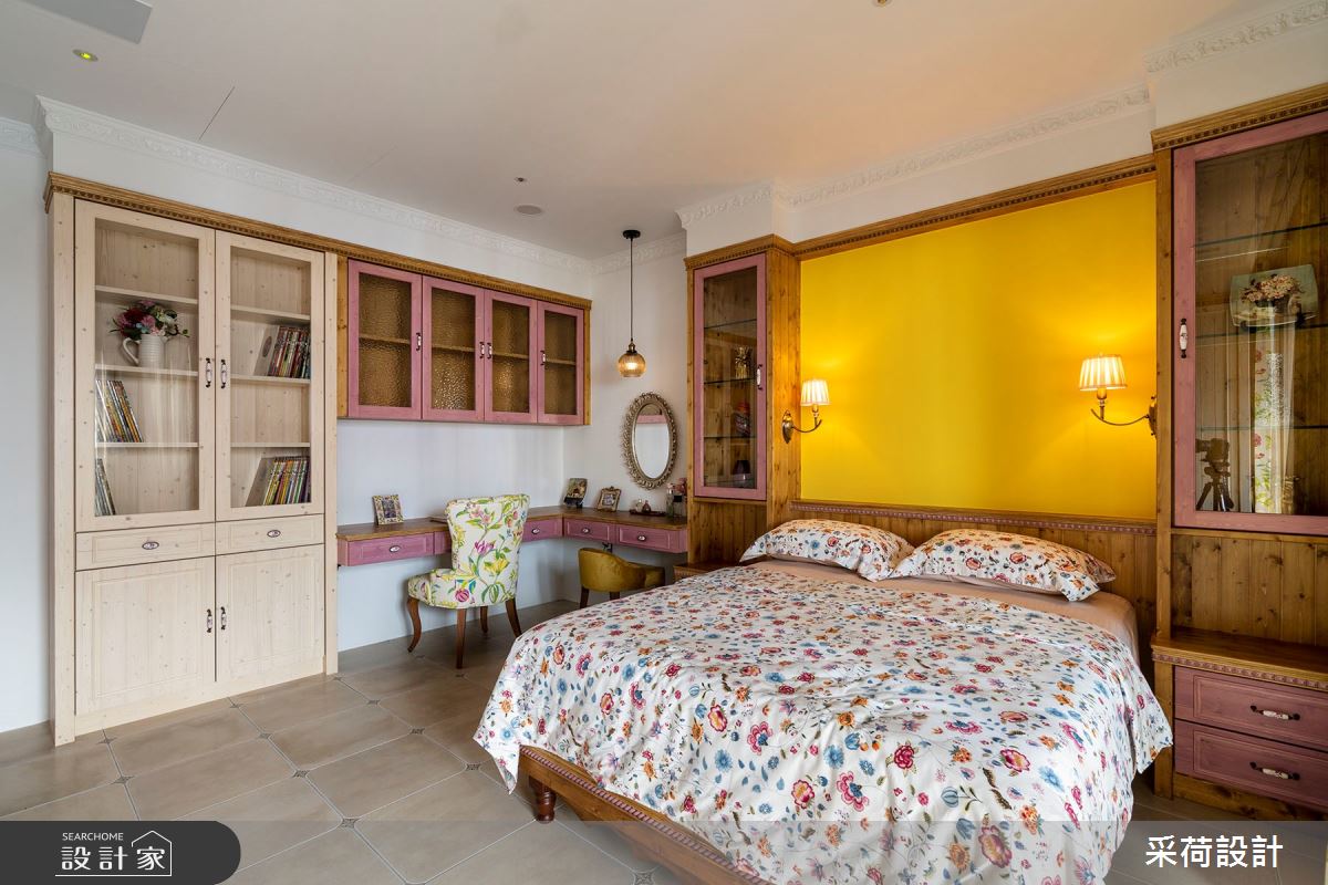 114坪中古屋(5~15年)＿鄉村風臥室案例圖片＿采荷設計X維度空間設計＿采荷X維度_20之43