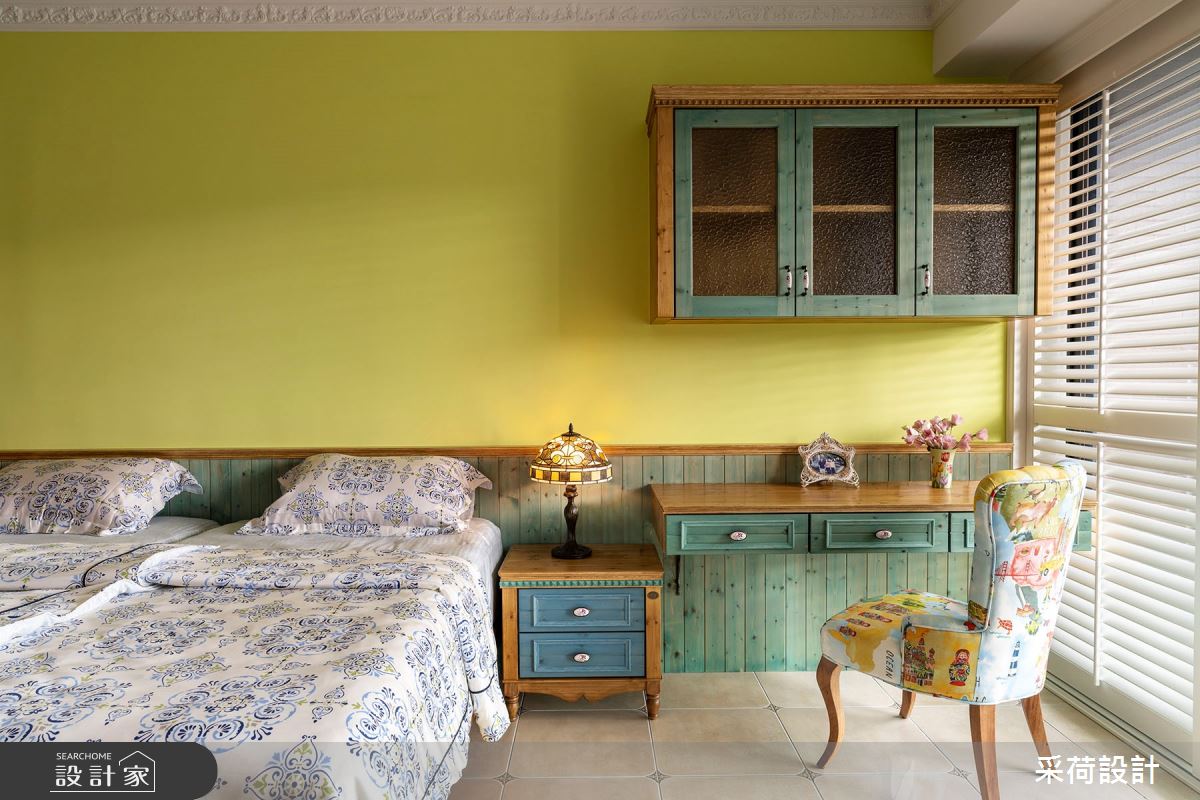 114坪中古屋(5~15年)＿鄉村風臥室案例圖片＿采荷設計X維度空間設計＿采荷X維度_20之46