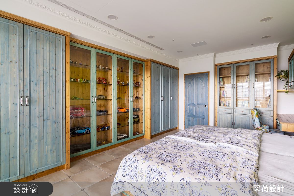 114坪中古屋(5~15年)＿鄉村風臥室案例圖片＿采荷設計X維度空間設計＿采荷X維度_20之47