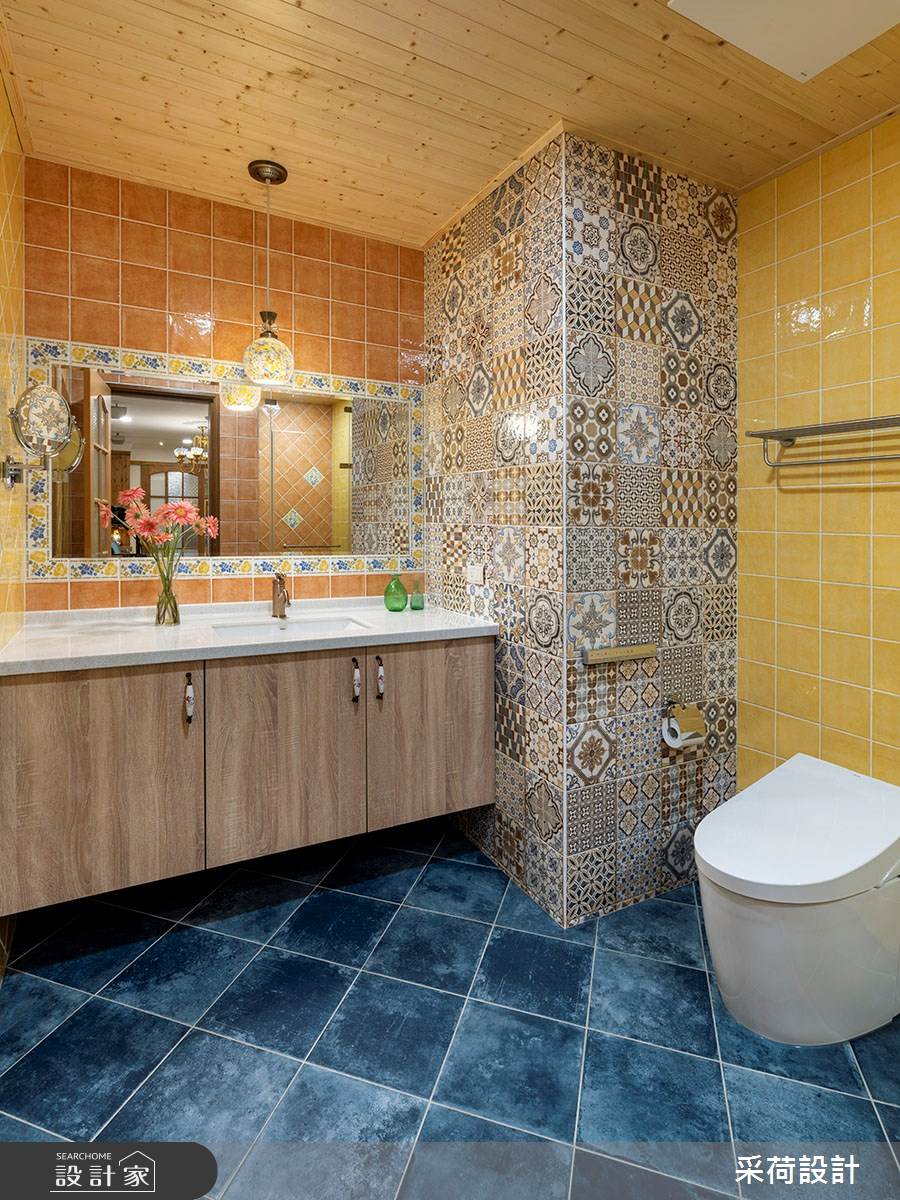 114坪中古屋(5~15年)＿鄉村風浴室案例圖片＿采荷設計X維度空間設計＿采荷X維度_20之58
