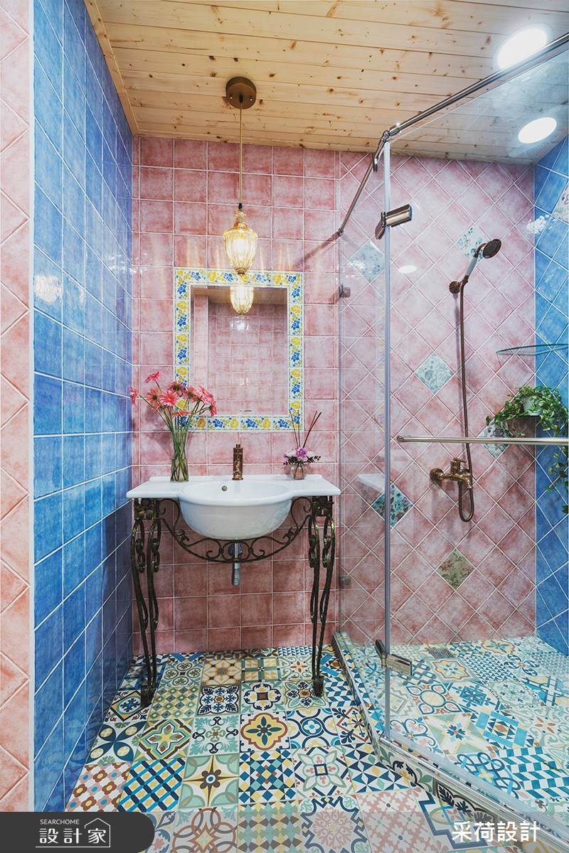 114坪中古屋(5~15年)＿鄉村風浴室案例圖片＿采荷設計X維度空間設計＿采荷X維度_20之61