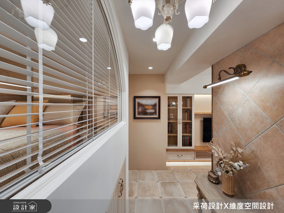 11坪新成屋(5年以下)＿鄉村風走廊案例圖片＿采荷設計X維度空間設計＿采荷X維度_35之7