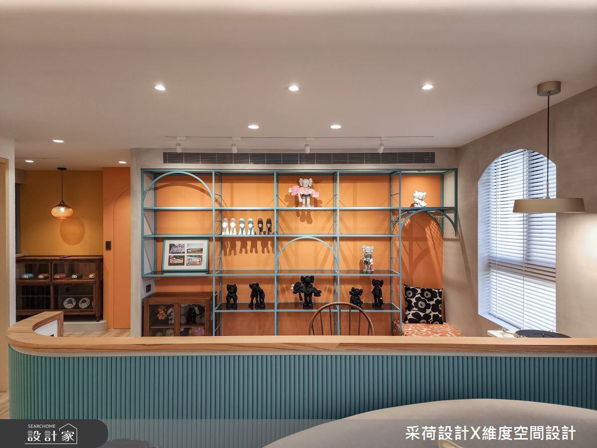 28坪新成屋(5年以下)＿混搭風書房臥榻案例圖片＿采荷設計X維度空間設計＿采荷X維度_36之16