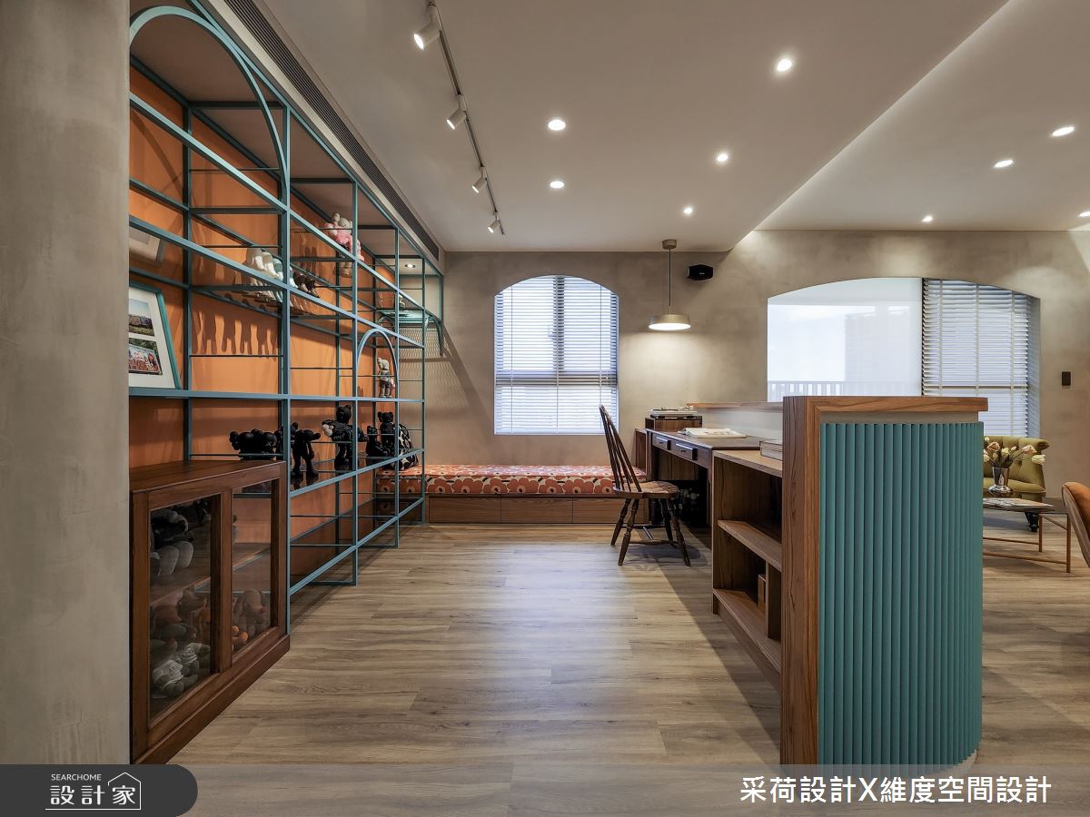 28坪新成屋(5年以下)＿混搭風書房臥榻案例圖片＿采荷設計X維度空間設計＿采荷X維度_36之20