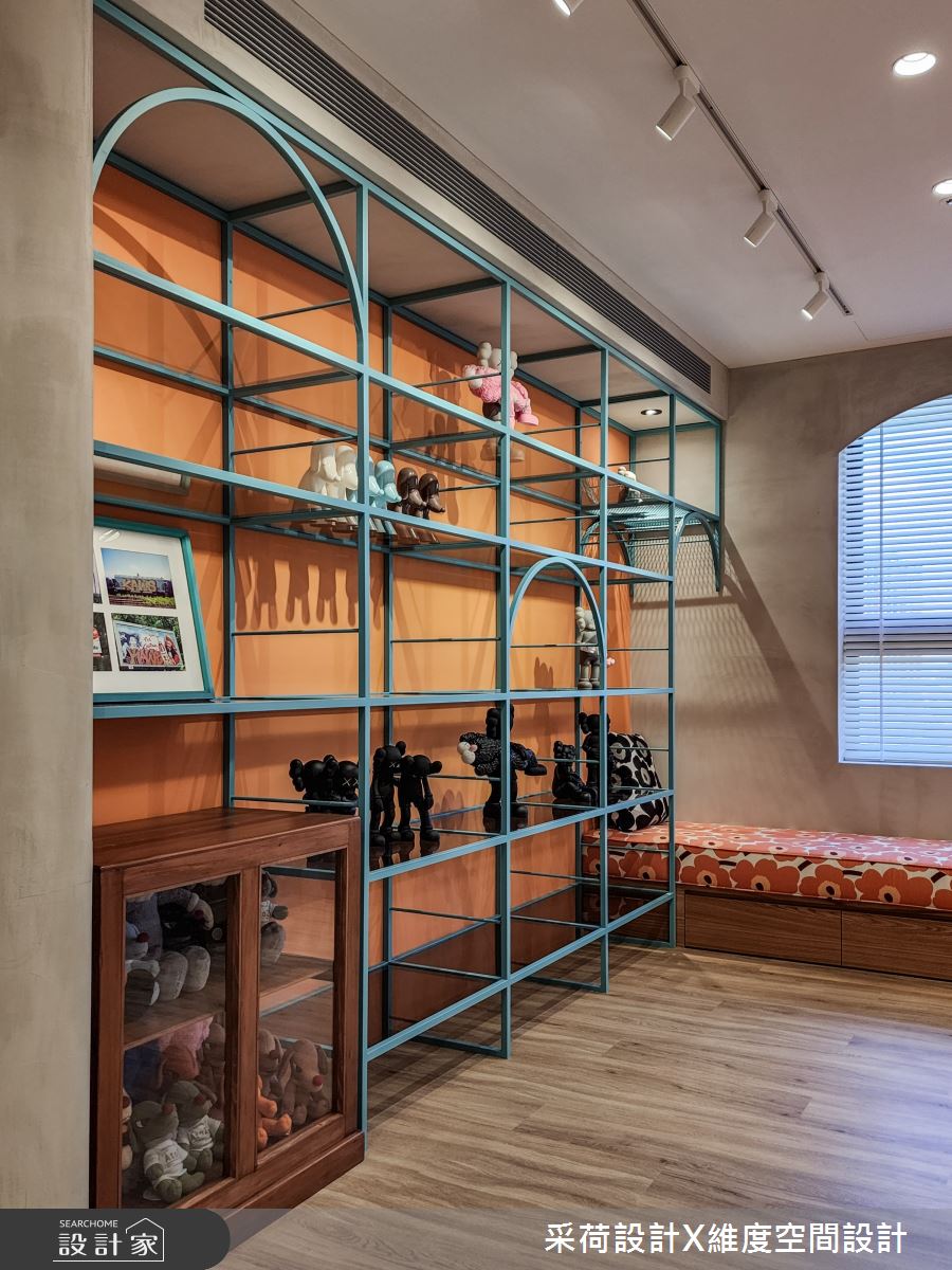 28坪新成屋(5年以下)＿混搭風書房臥榻案例圖片＿采荷設計X維度空間設計＿采荷X維度_36之21