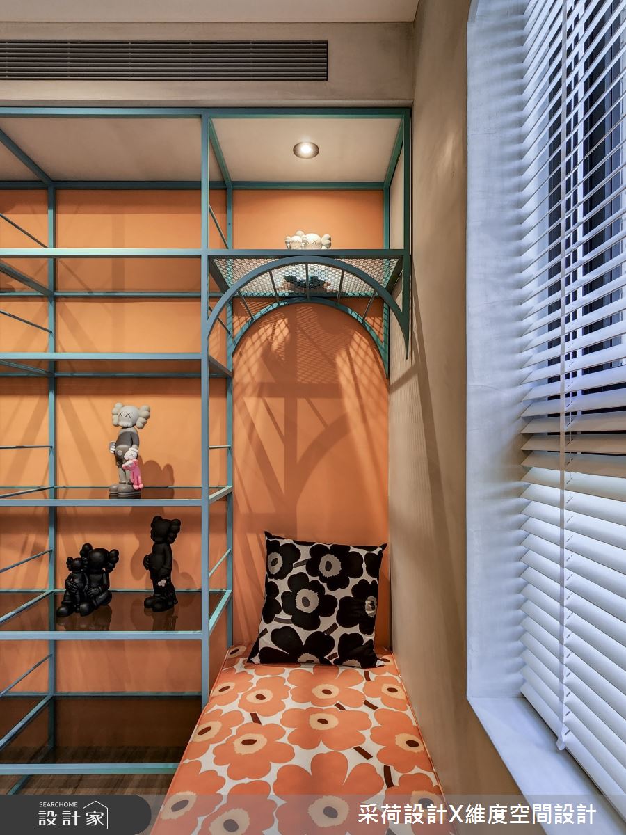 28坪新成屋(5年以下)＿混搭風書房臥榻案例圖片＿采荷設計X維度空間設計＿采荷X維度_36之22