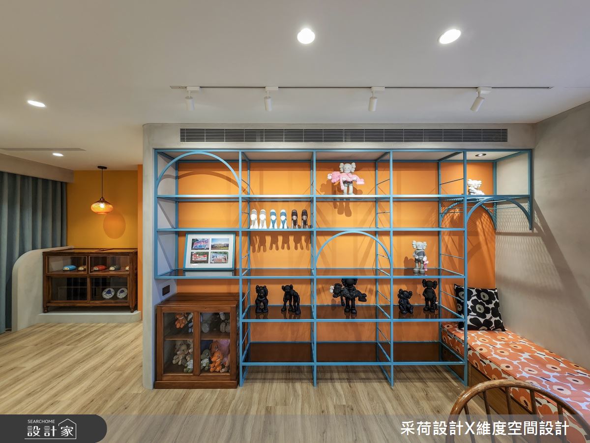 28坪新成屋(5年以下)＿混搭風書房臥榻案例圖片＿采荷設計X維度空間設計＿采荷X維度_36之23