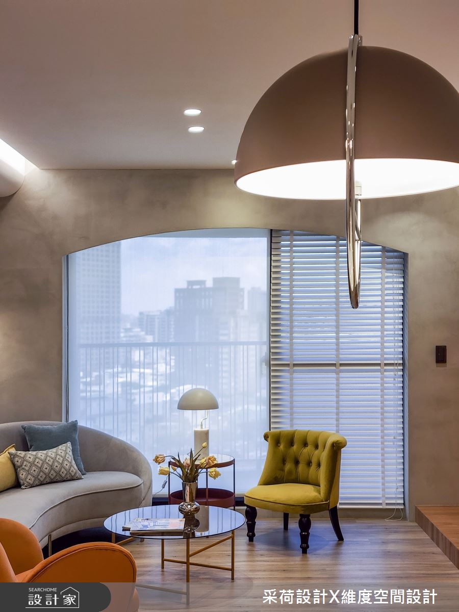 28坪新成屋(5年以下)＿混搭風客廳案例圖片＿采荷設計X維度空間設計＿采荷X維度_36之13