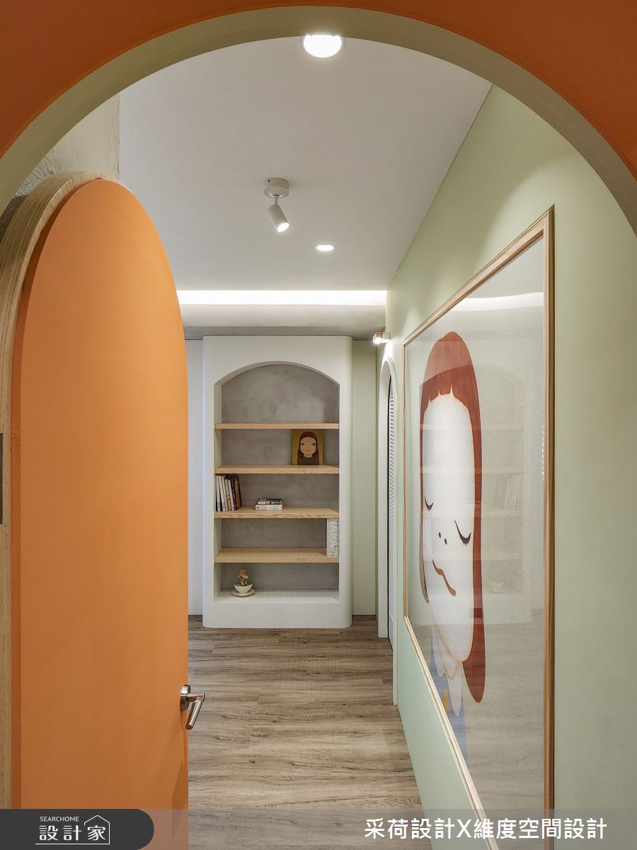 28坪新成屋(5年以下)＿混搭風臥室案例圖片＿采荷設計X維度空間設計＿采荷X維度_36之30