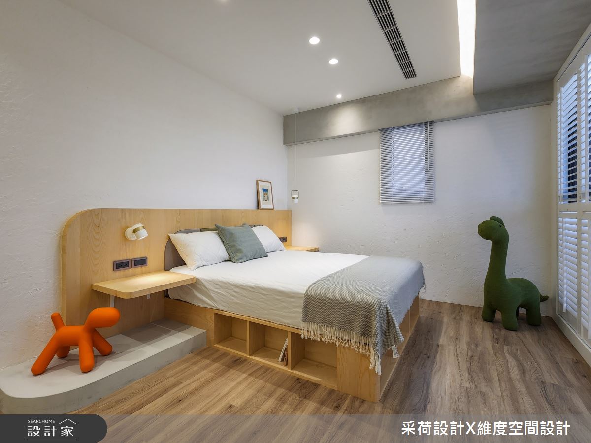 28坪新成屋(5年以下)＿混搭風臥室案例圖片＿采荷設計X維度空間設計＿采荷X維度_36之33