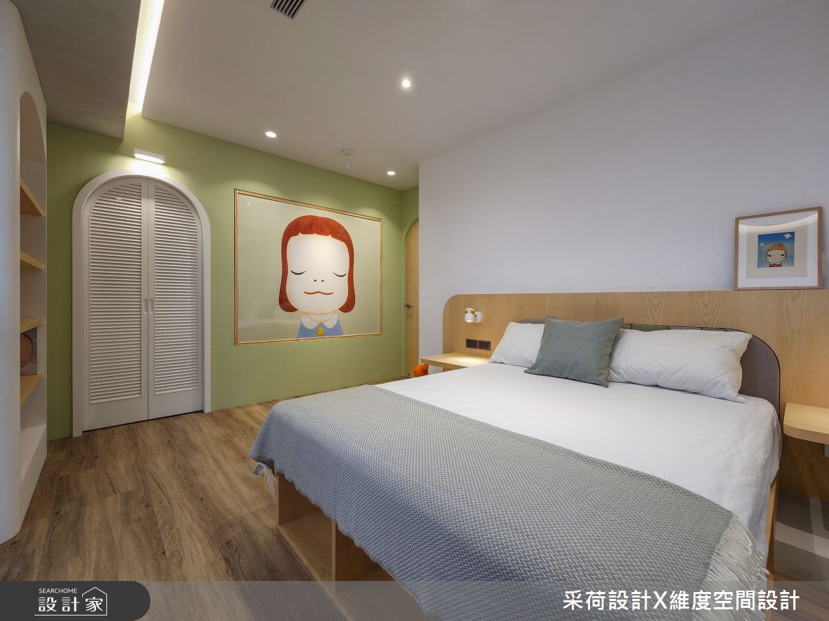 28坪新成屋(5年以下)＿混搭風臥室案例圖片＿采荷設計X維度空間設計＿采荷X維度_36之31