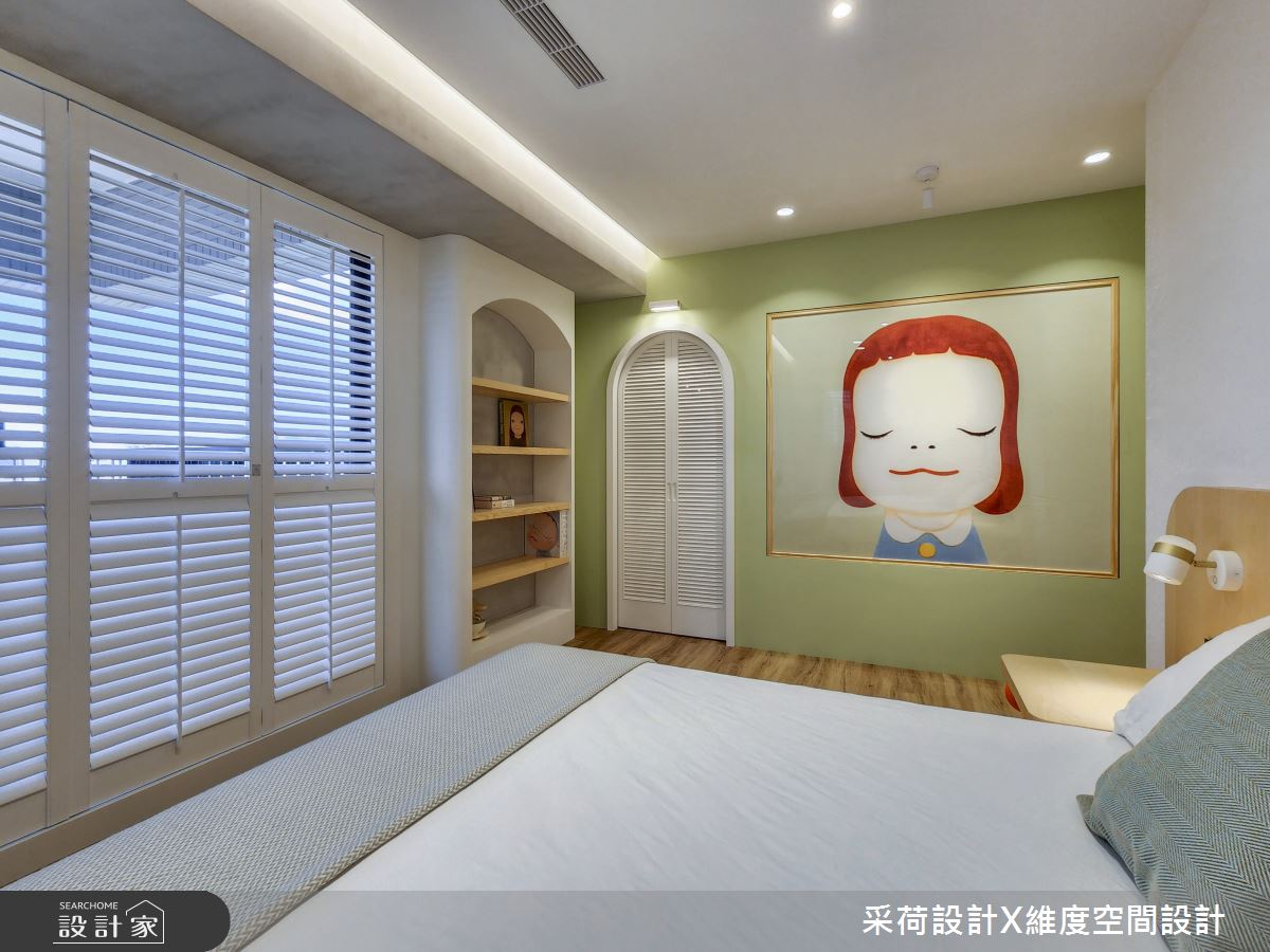 28坪新成屋(5年以下)＿混搭風臥室案例圖片＿采荷設計X維度空間設計＿采荷X維度_36之32