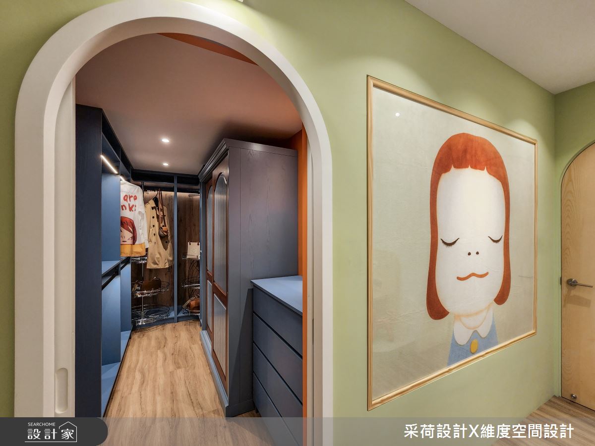 28坪新成屋(5年以下)＿混搭風臥室更衣間案例圖片＿采荷設計X維度空間設計＿采荷X維度_36之36
