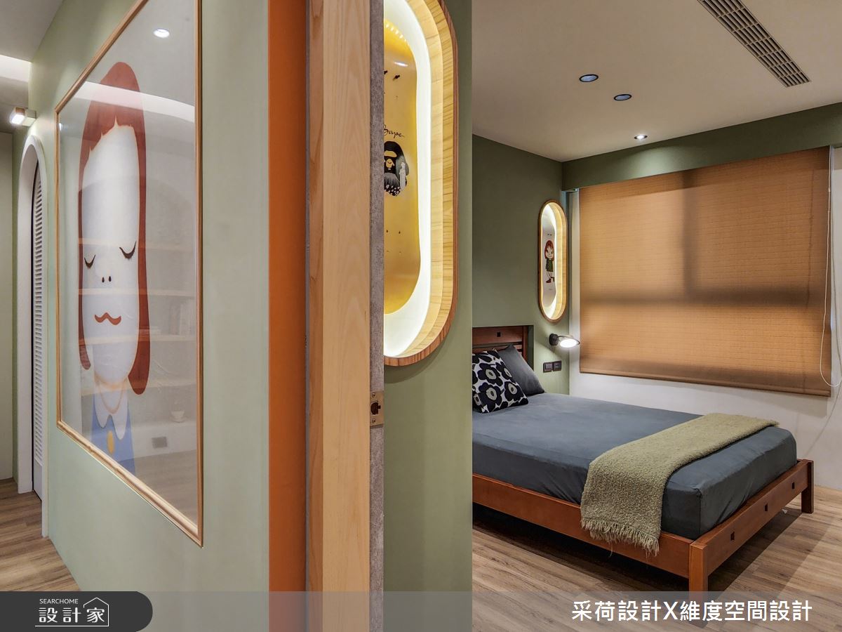28坪新成屋(5年以下)＿混搭風客房案例圖片＿采荷設計X維度空間設計＿采荷X維度_36之37