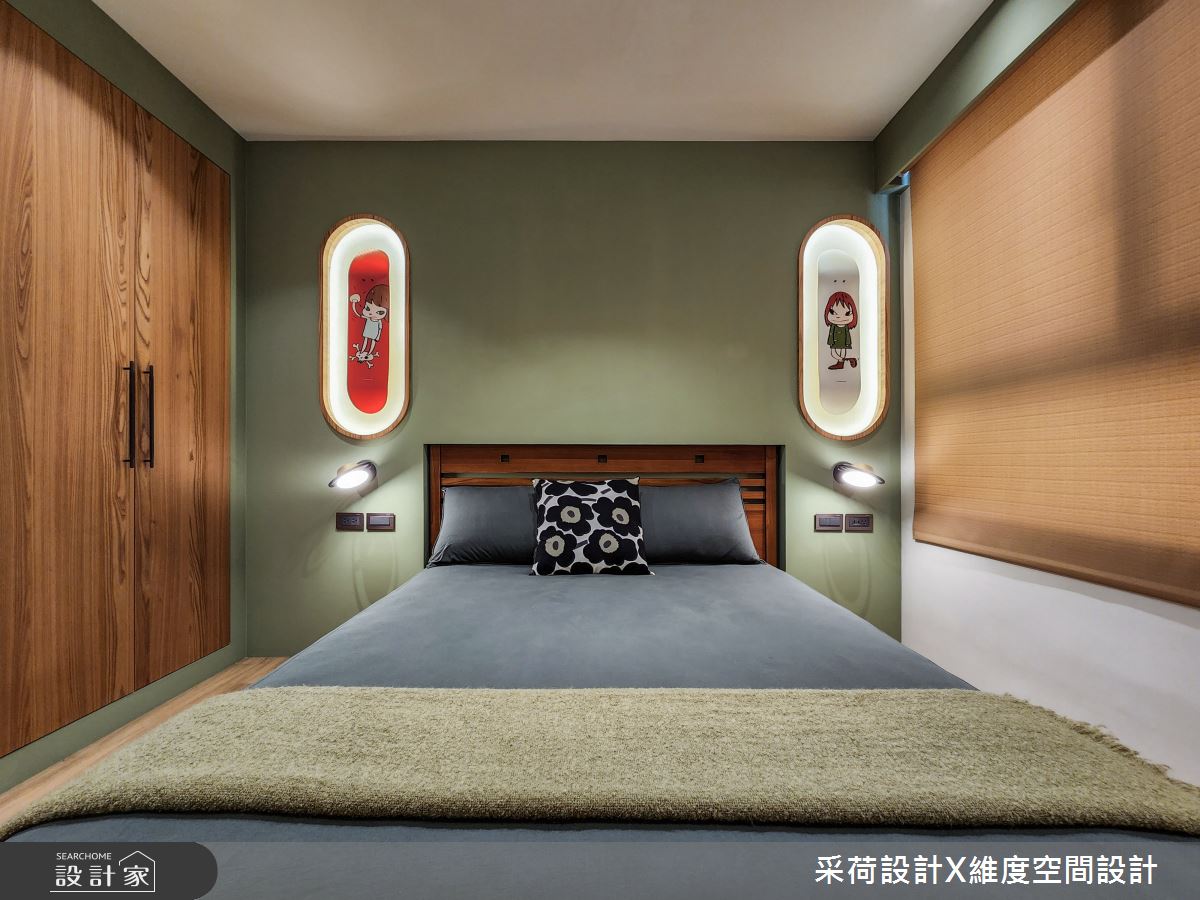 28坪新成屋(5年以下)＿混搭風客房案例圖片＿采荷設計X維度空間設計＿采荷X維度_36之38