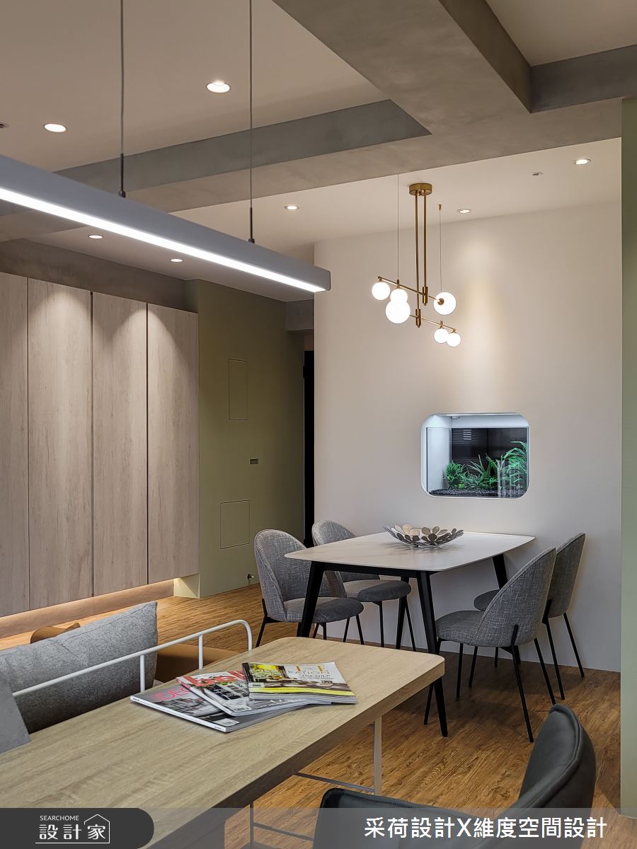 24坪新成屋(5年以下)＿混搭風餐廳書房案例圖片＿采荷設計X維度空間設計＿采荷X維度_33之11