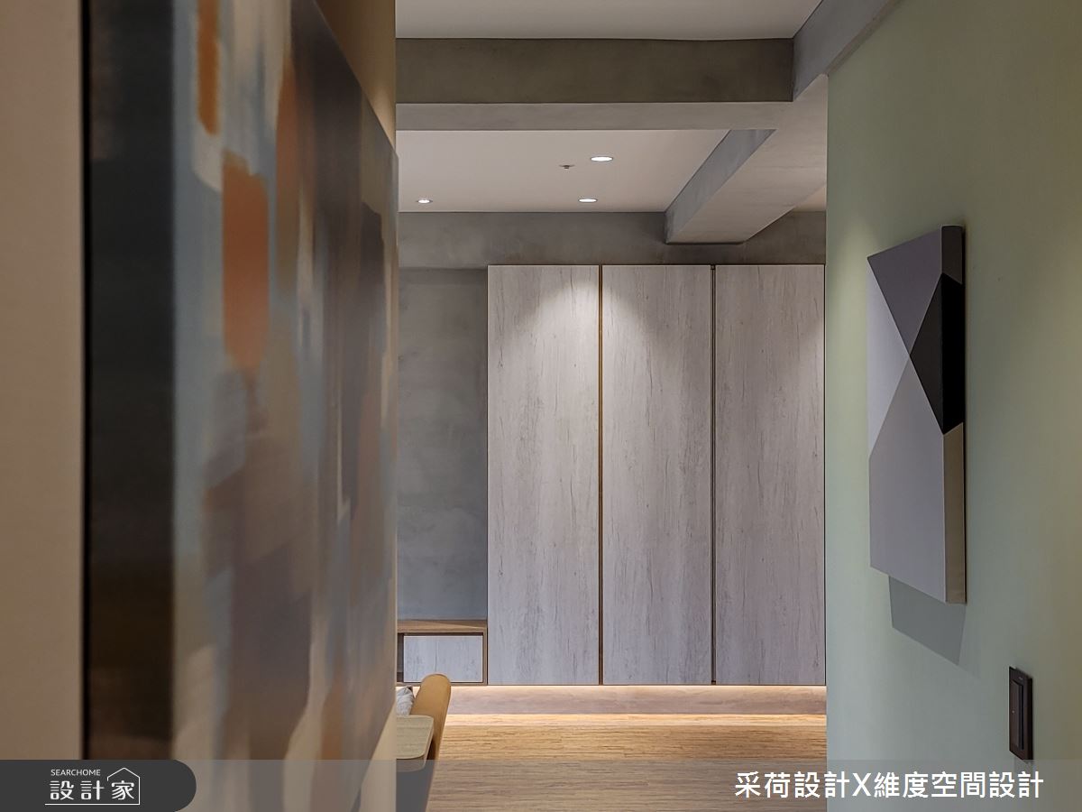 24坪新成屋(5年以下)＿混搭風走廊案例圖片＿采荷設計X維度空間設計＿采荷X維度_33之20