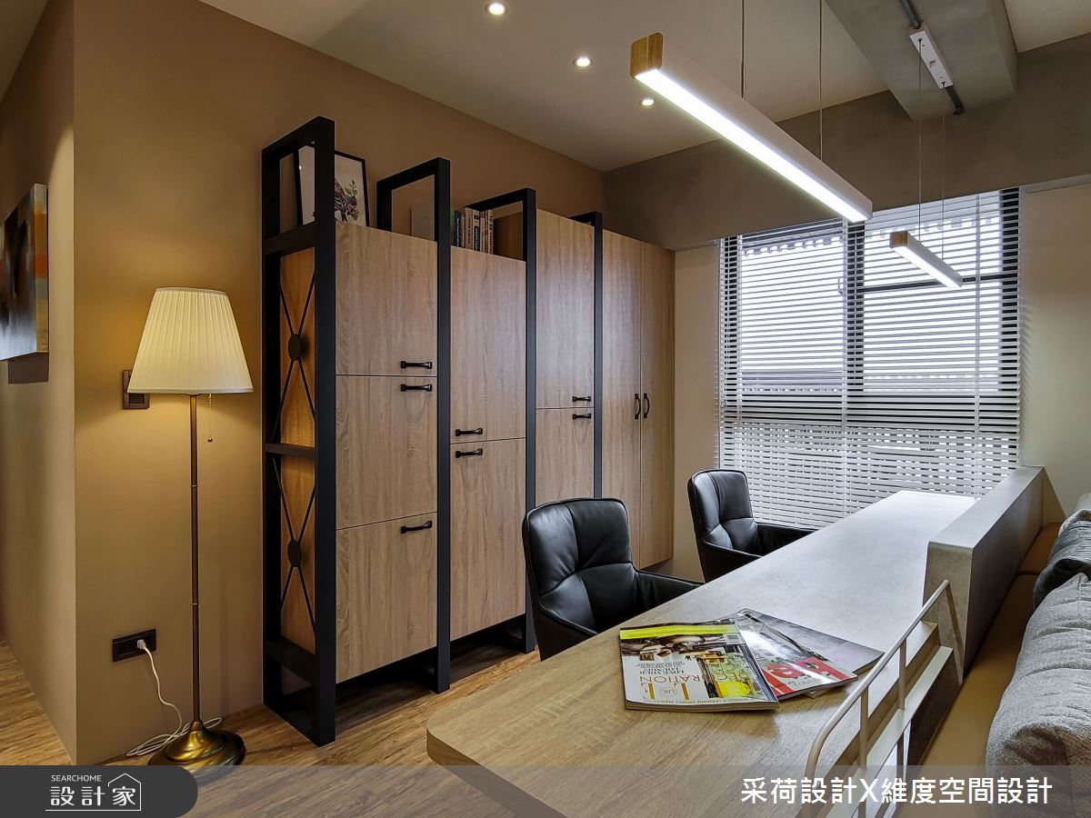 24坪新成屋(5年以下)＿混搭風書房案例圖片＿采荷設計X維度空間設計＿采荷X維度_33之18