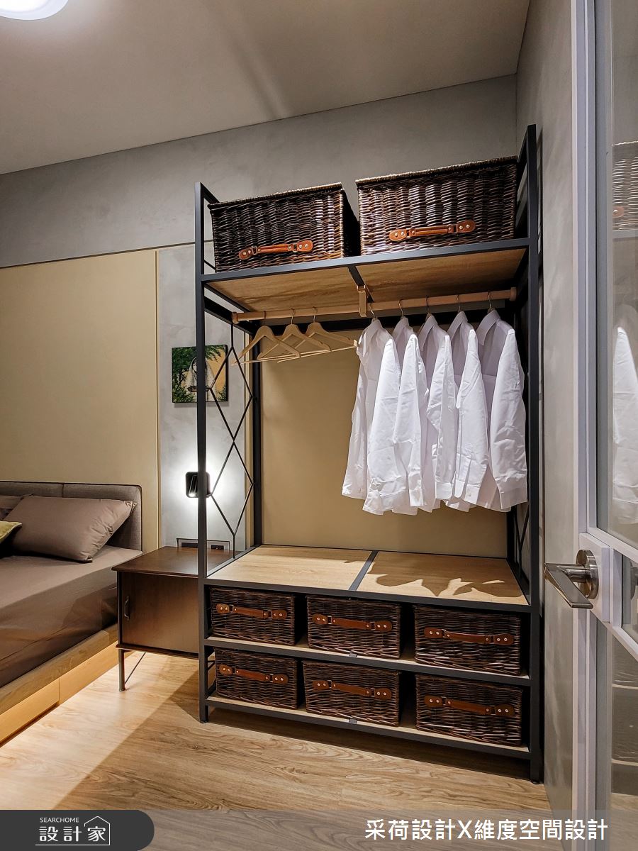 10坪新成屋(5年以下)＿混搭風臥室案例圖片＿采荷設計X維度空間設計＿采荷X維度_34之23