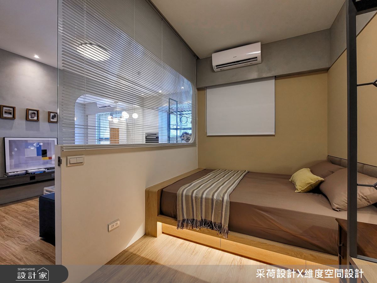 10坪新成屋(5年以下)＿混搭風臥室案例圖片＿采荷設計X維度空間設計＿采荷X維度_34之25