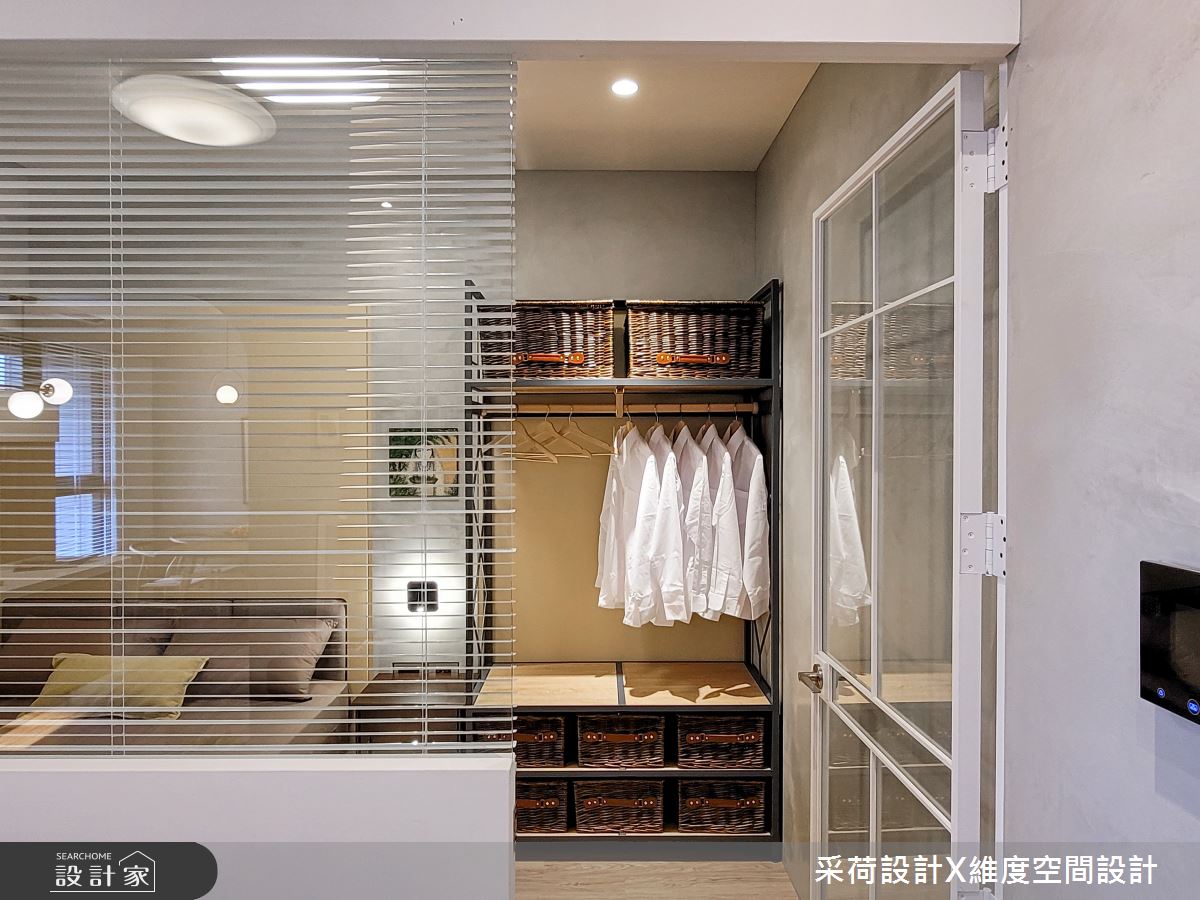 10坪新成屋(5年以下)＿混搭風臥室案例圖片＿采荷設計X維度空間設計＿采荷X維度_34之22