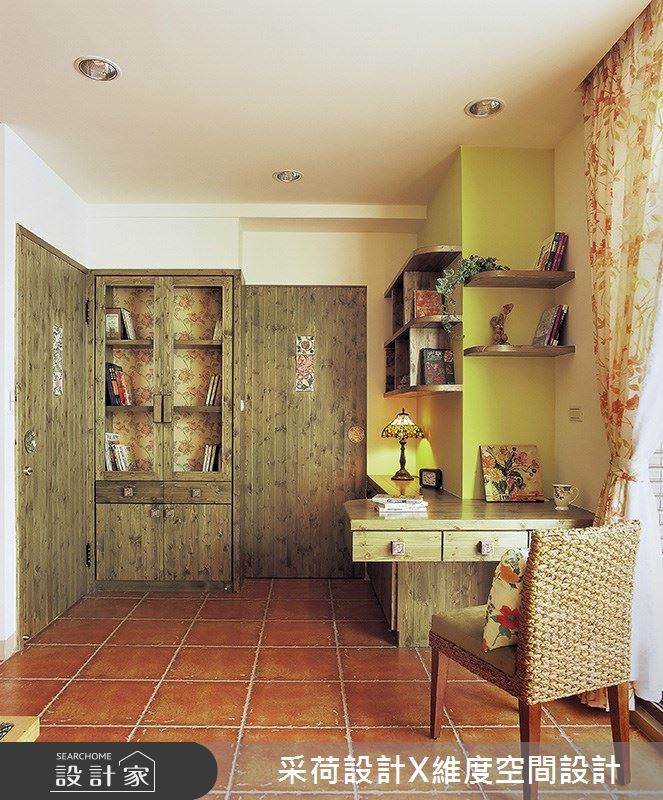 76坪新成屋(5年以下)＿鄉村風臥室案例圖片＿采荷設計X維度空間設計＿采荷X維度_01之13