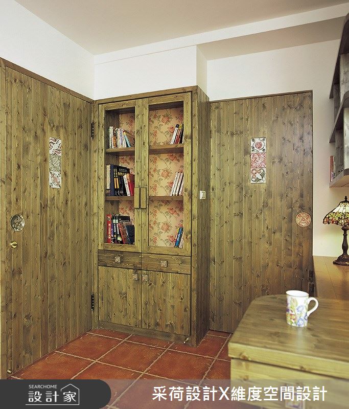 76坪新成屋(5年以下)＿鄉村風臥室案例圖片＿采荷設計X維度空間設計＿采荷X維度_01之15