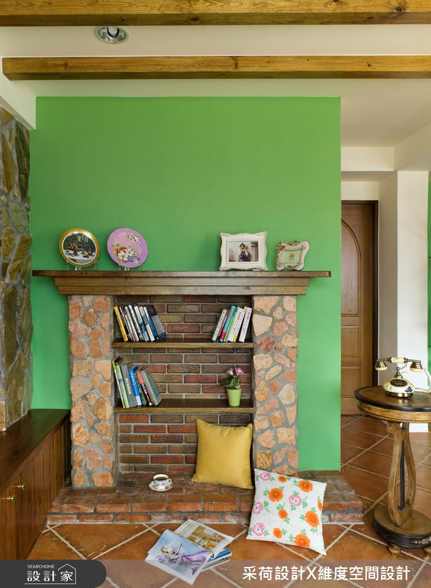 36坪老屋(16~30年)＿鄉村風客廳案例圖片＿采荷設計X維度空間設計＿采荷X維度_02之5