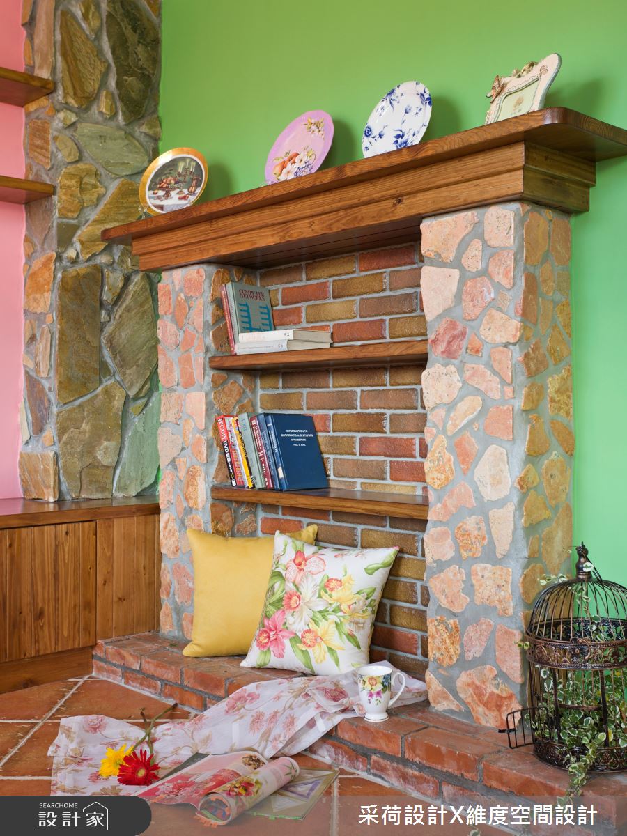 36坪老屋(16~30年)＿鄉村風客廳案例圖片＿采荷設計X維度空間設計＿采荷X維度_02之6